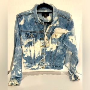 Buffalo David Bitton Bleach Washed Jean Jacket Size M